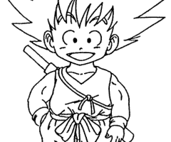 Dragon Ball z coloriage