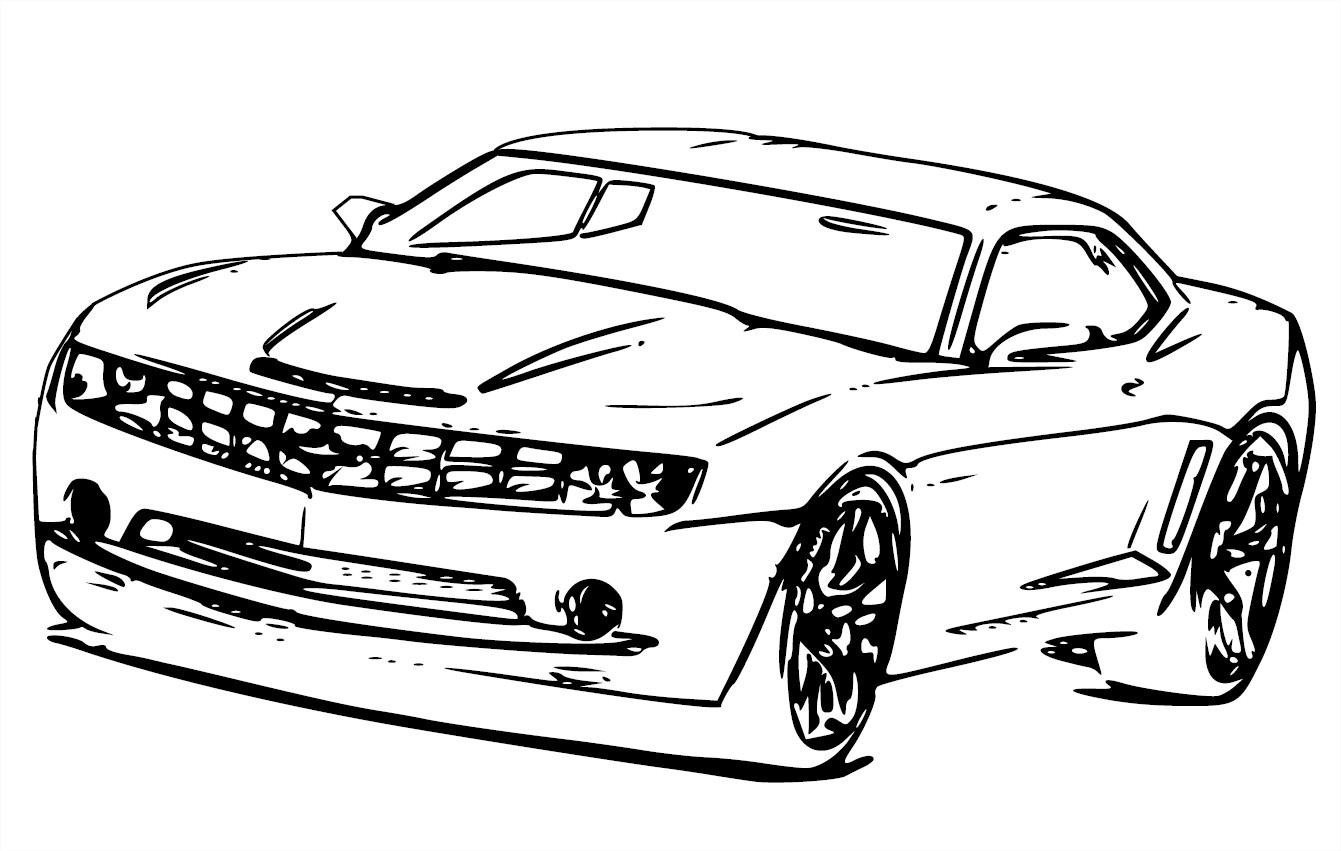 Coloriage Camaro Chevrolet