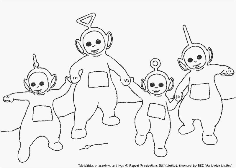 Coloriage Teletubbies