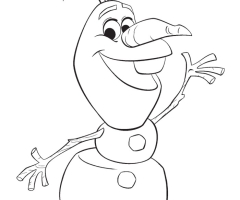 Coloriage Olaf