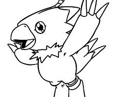 Coloriage Biyomon