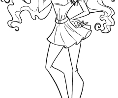 Coloriage Layla Winx