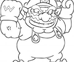 Coloriage Wario