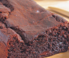 Gateau chocolat fondant banane